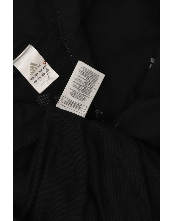 Chłopięca bluza dresowa Adidas z grafiką, 15-16 lat, czarny poliester