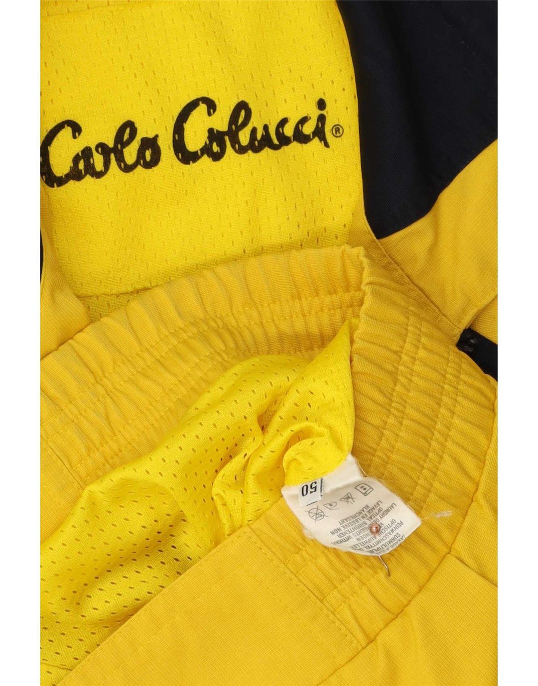 Męska kurtka użytkowa Carlo Colucci IT 50, duża, żółta, bawełniana