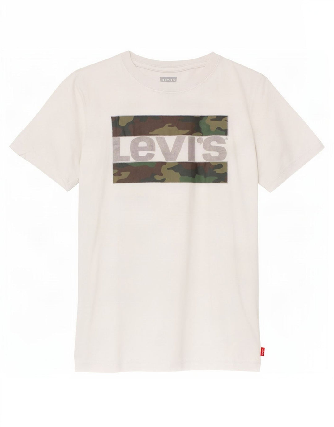 Chłopięcy T-shirt z grafiką Levi's, 13-14 lat, biała bawełna
