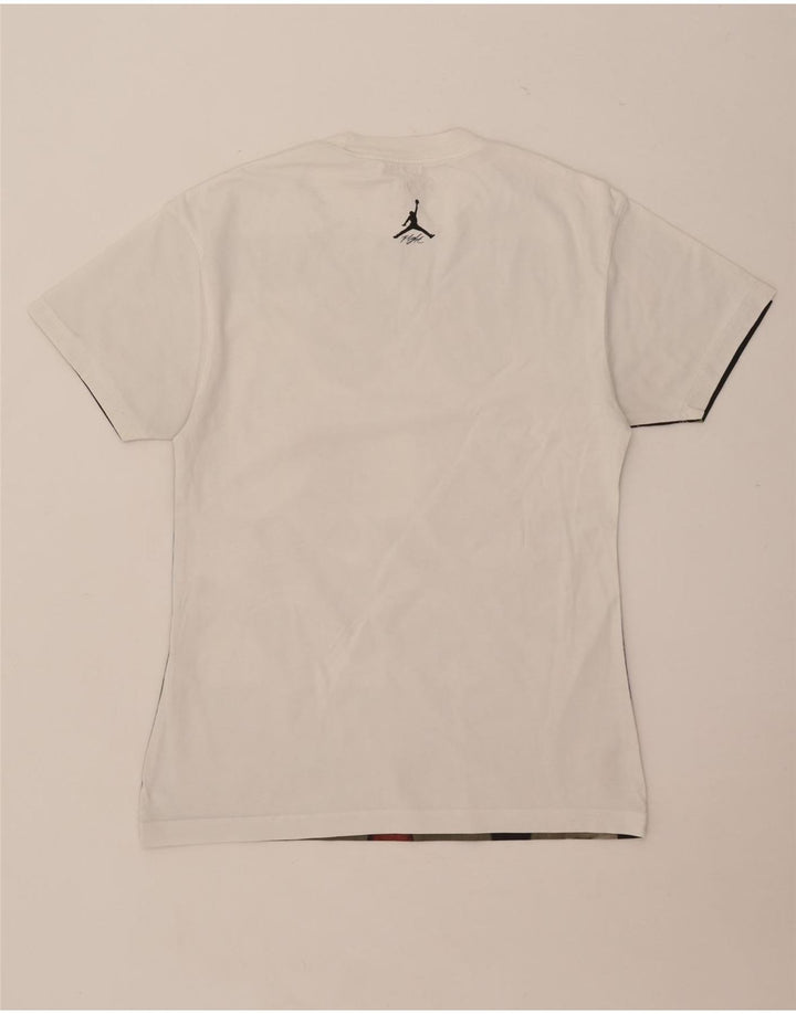 Jordan Męski T-shirt z grafiką Michael Jordan, mały, biały