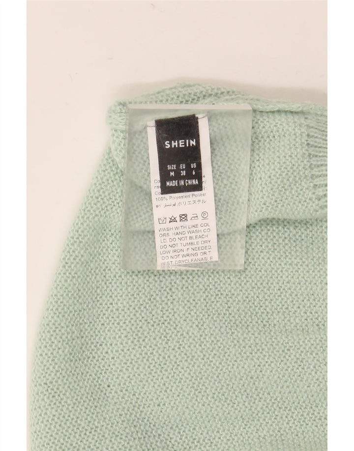 Damski podkoszulek Shein Crop Vest UK 14, średni zielony poliester