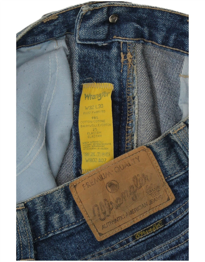Damskie jeansy Wrangler Slim W32 L30 Niebieskie bawełniane