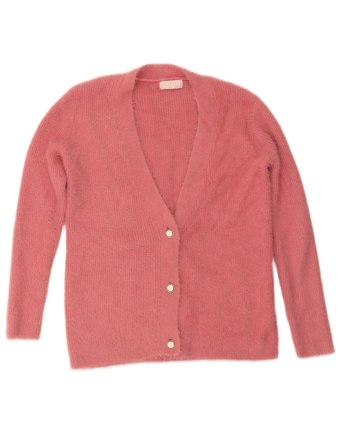 Damski sweter rozpinany Lipsy UK 12 Średni różowy nylon