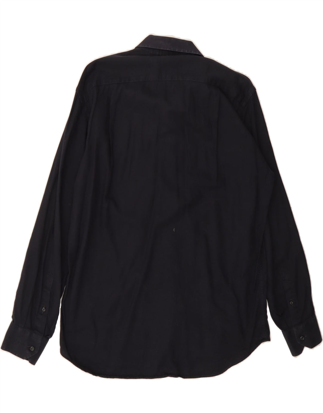 ROCCOBAROCCO Mens Shirt Size 40 15 3/4 Medium Navy Blue Vintage Roccobarocco and Second-Hand Roccobarocco from Messina Hembry 