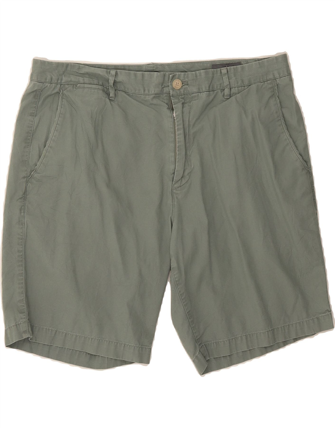 BONOBOS Mens Chino Shorts W38 XL Green Cotton Vintage BONOBOS and Second-Hand BONOBOS from Messina Hembry 