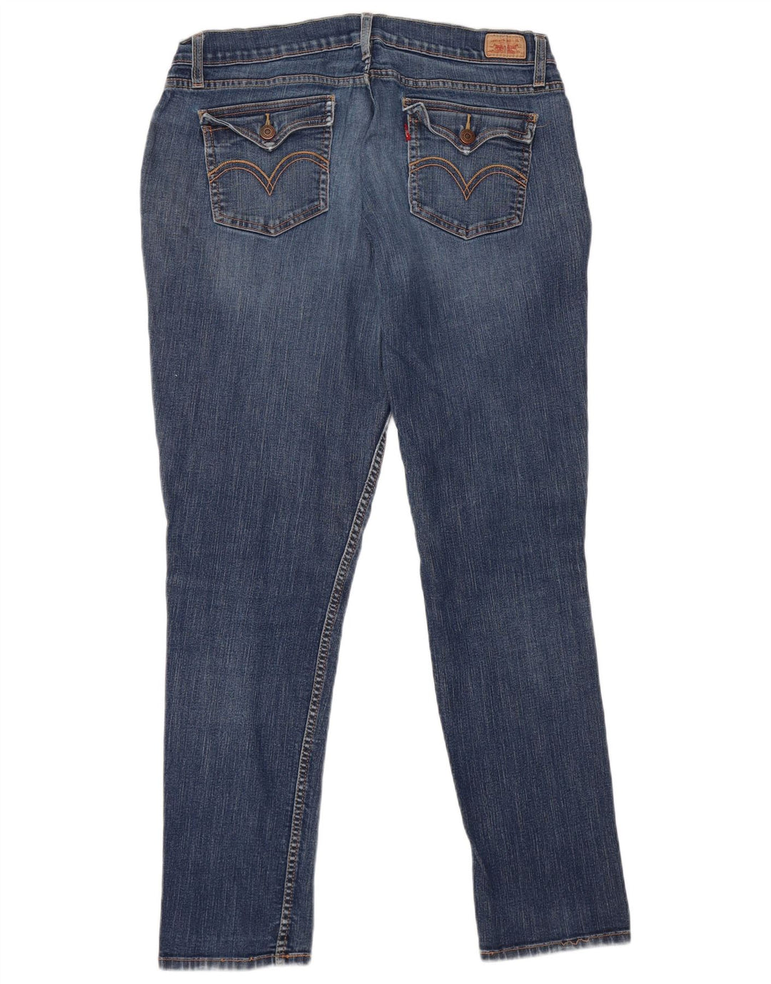 Damskie jeansy Levi's 524 Super Low Skinny W36 L31 Niebieskie