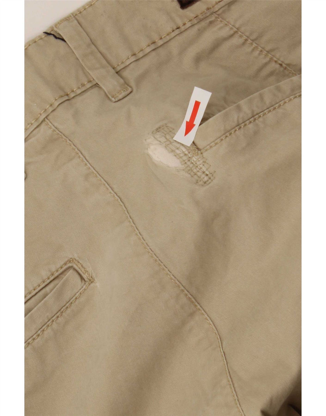 Męskie spodnie chino Zara EU 40 Medium W34 L32 Beżowe
