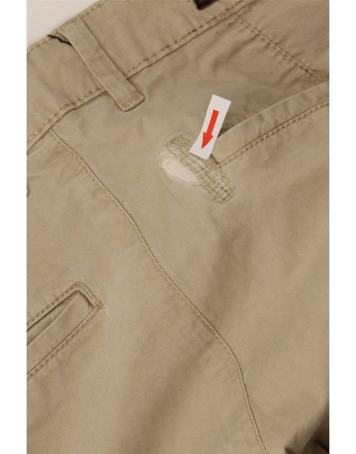 Męskie spodnie chino Zara EU 40 Medium W34 L32 Beżowe