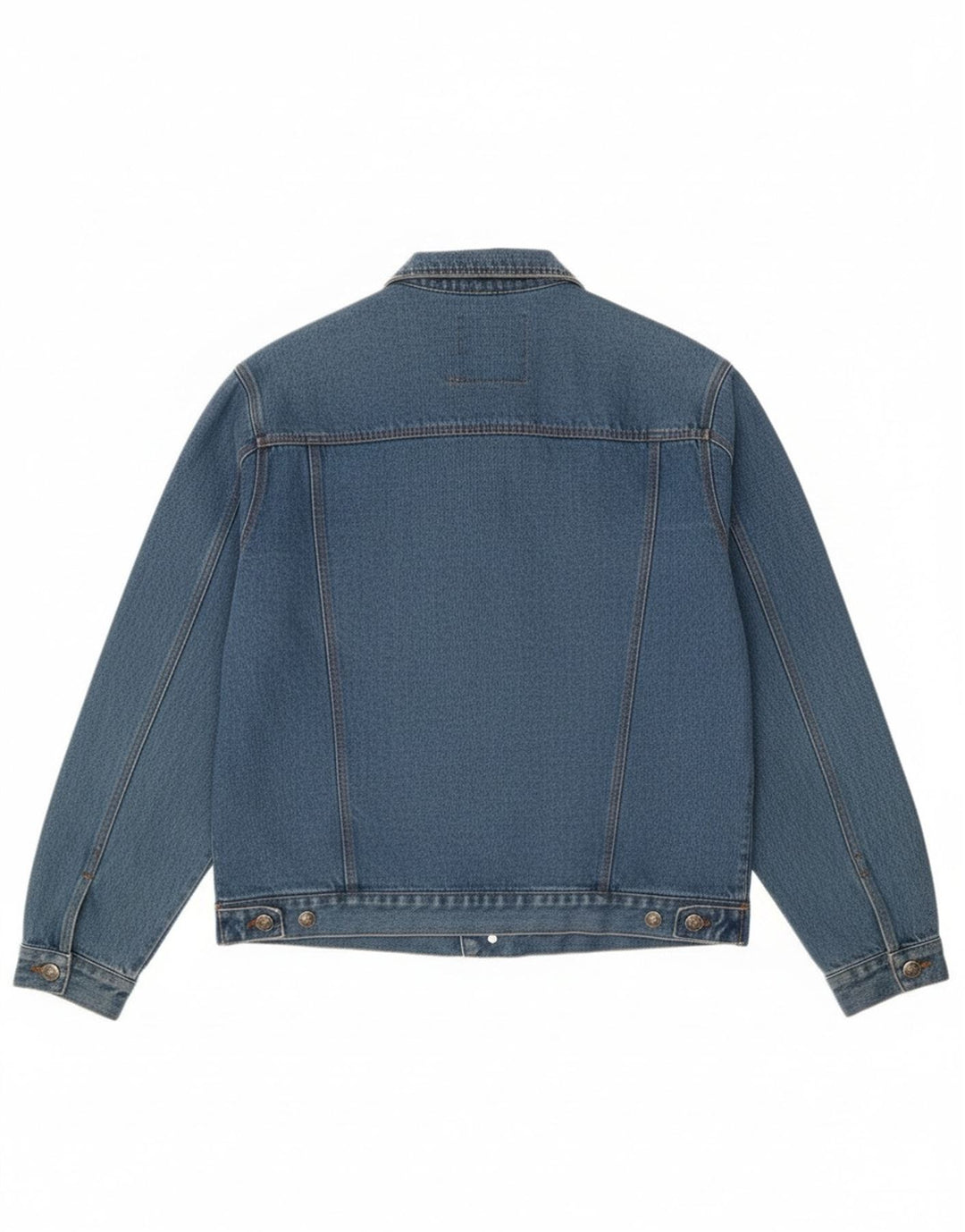 Vintage męska kurtka dżinsowa UK 42 XL niebieska bawełniana klasyczna