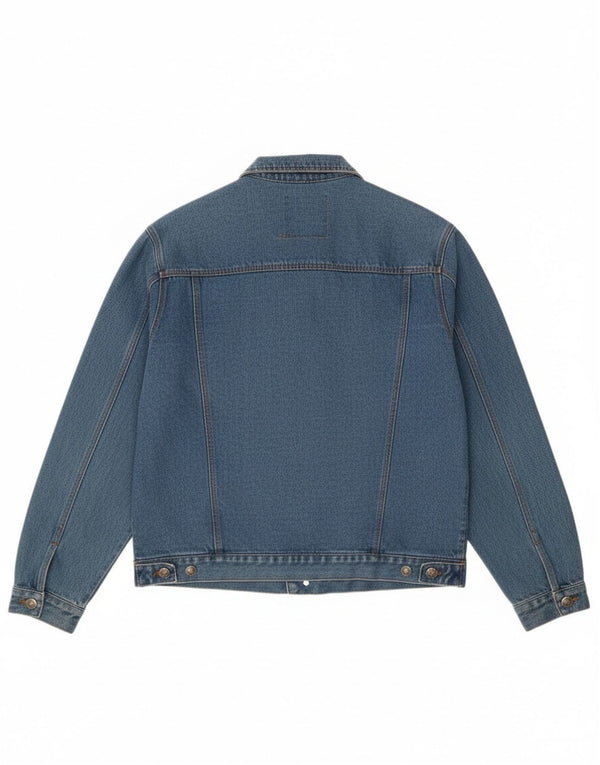 Vintage męska kurtka dżinsowa UK 42 XL niebieska bawełniana klasyczna