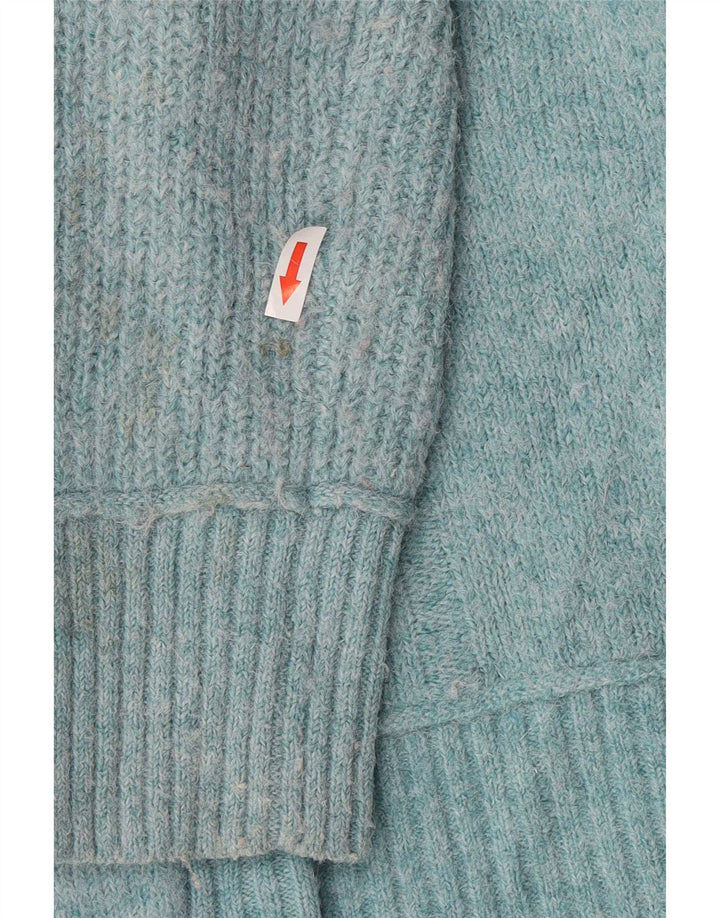 Damski sweter oversize White Stuff Crop Cardigan UK 10 Small Blue
