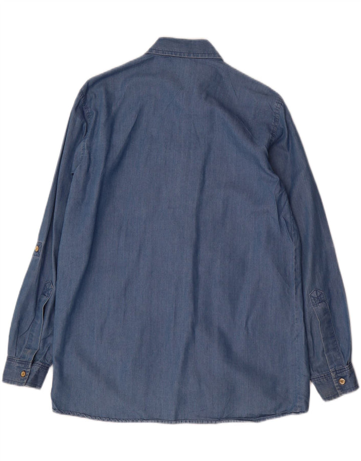Damska koszula jeansowa oversize MICHAEL KORS UK 6 XS niebieska