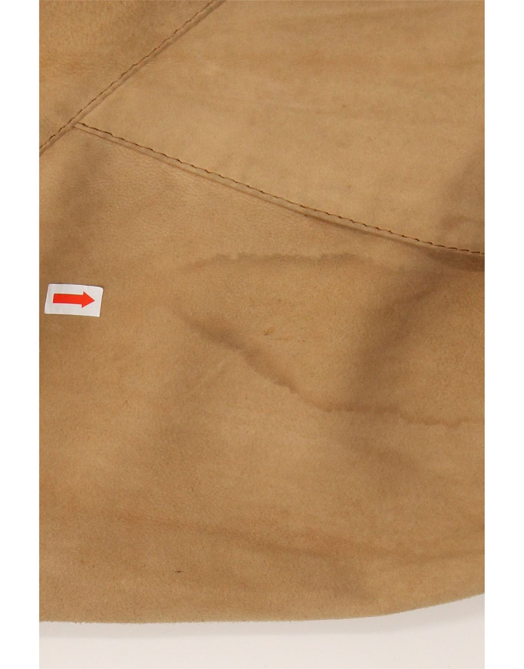 Męska zamszowa kurtka bomberka VINTAGE UK 38 średni beż