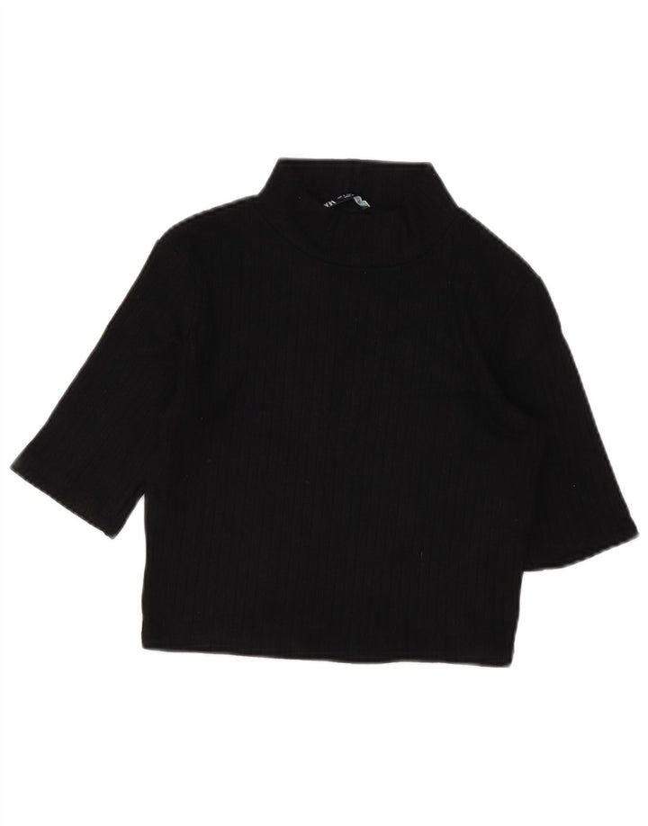 Damska krótka bluzka Zara Top UK 10 Small Black