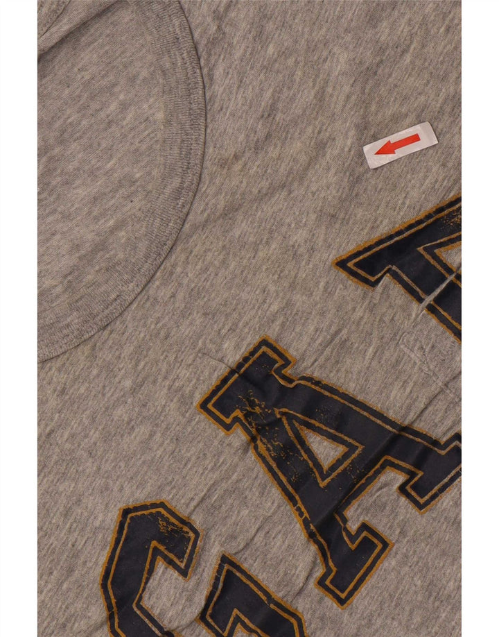 Męski T-shirt z grafiką Gap, duży, szary