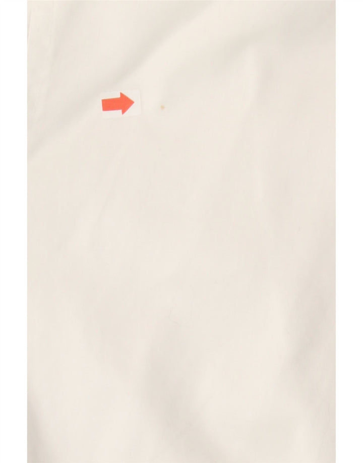 IZOD Mens Shirt Size 17 1/2 XL White Cotton Vintage Izod and Second-Hand Izod from Messina Hembry 