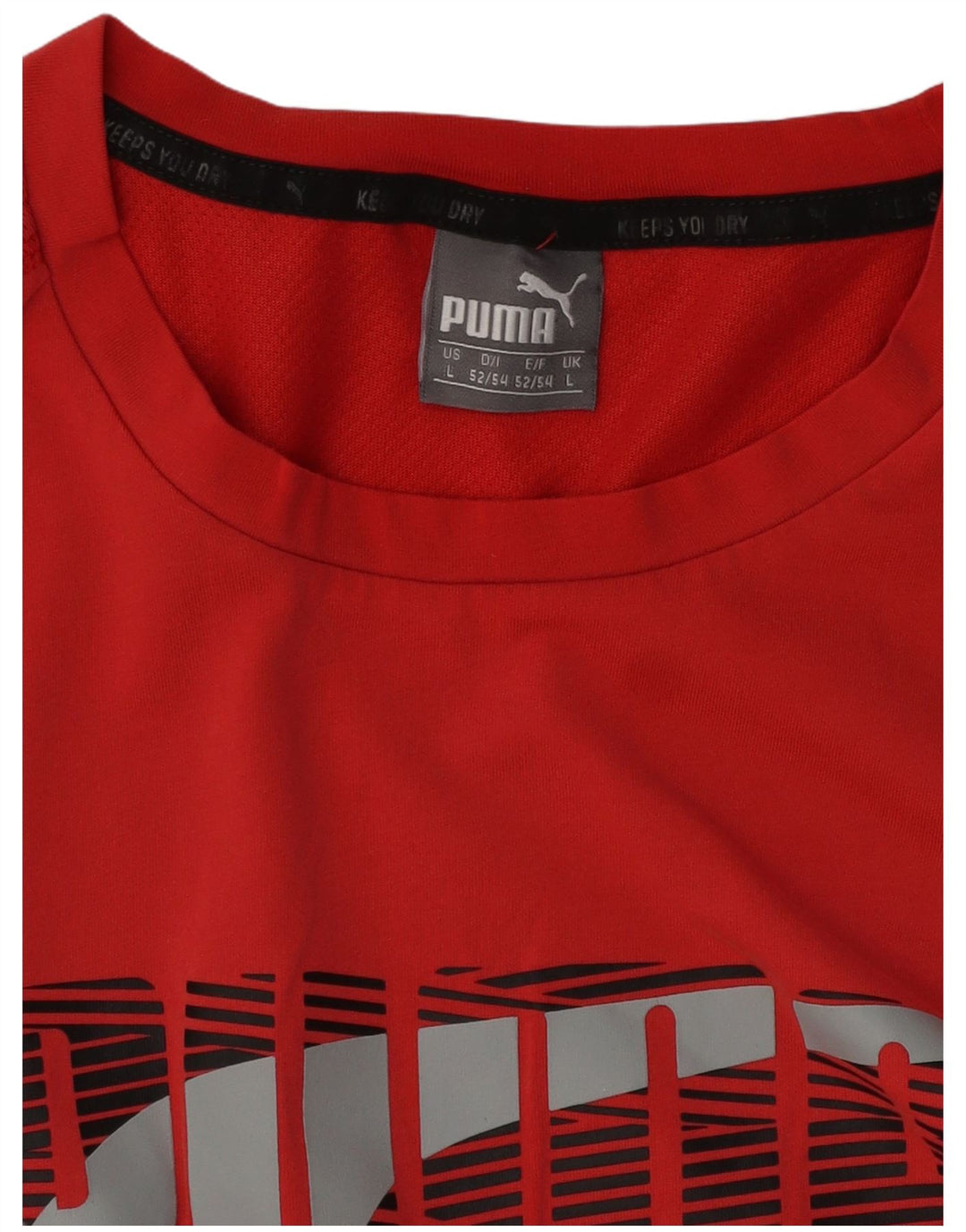 Męski T-shirt Puma z grafiką, duży, czerwony