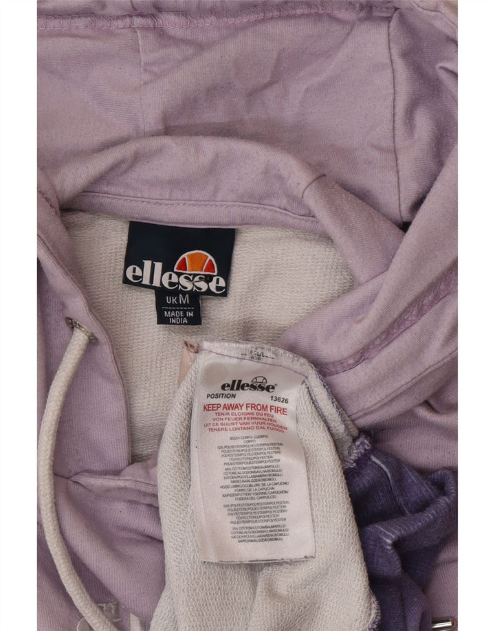 Męski sweter z kapturem Ellesse, średni fiolet, poliester Tie Dye