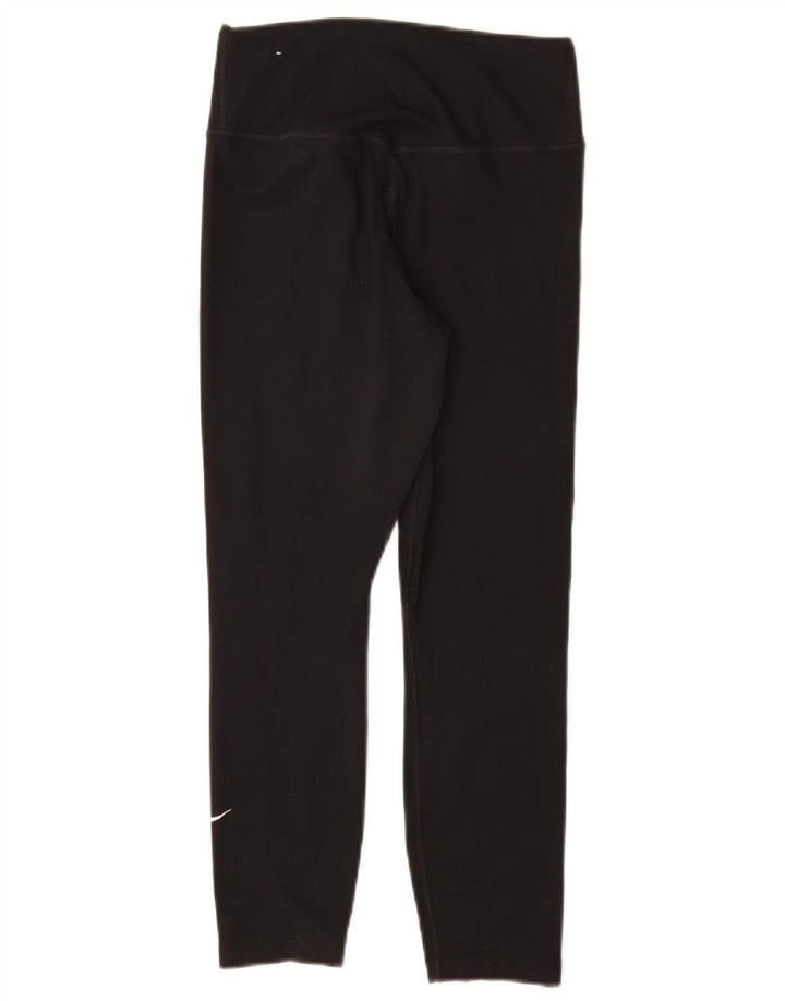 Damskie legginsy NIKE Dri Fit Capri UK 4 XS, czarny poliester