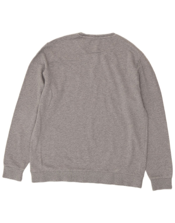 Męska bluza Hackett o klasycznym kroju XL, szara bawełna