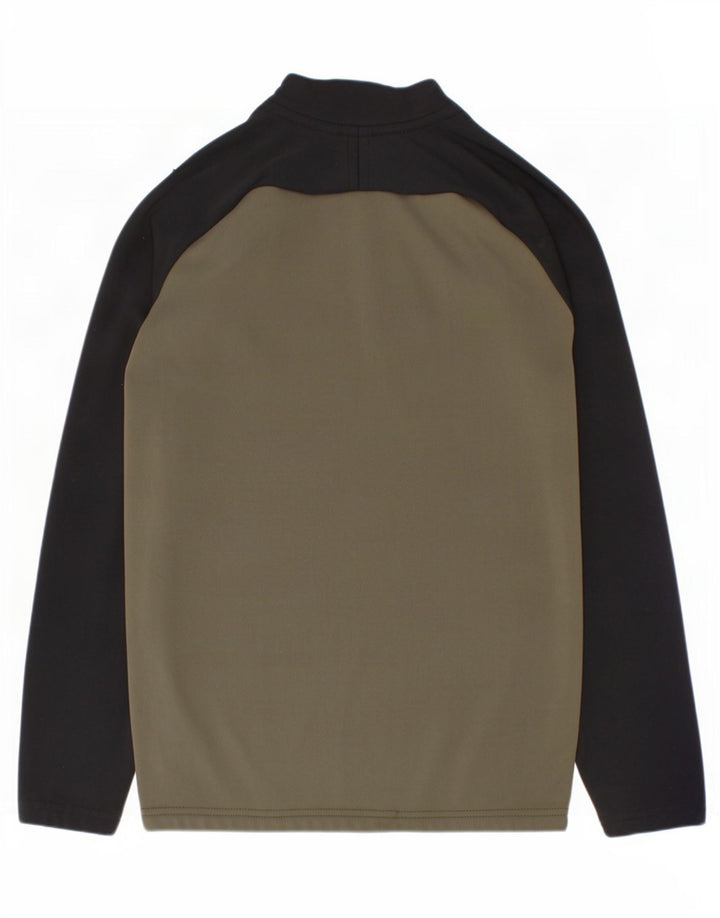 Chłopięcy dres Nike Dri Fit z pulowerem, 8-9 lat, mały khaki, blok kolorów