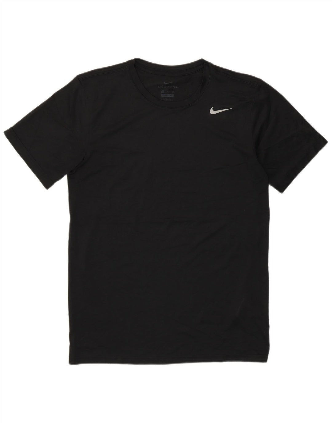 Męski T-shirt Nike Dri Fit, mały, czarny poliester