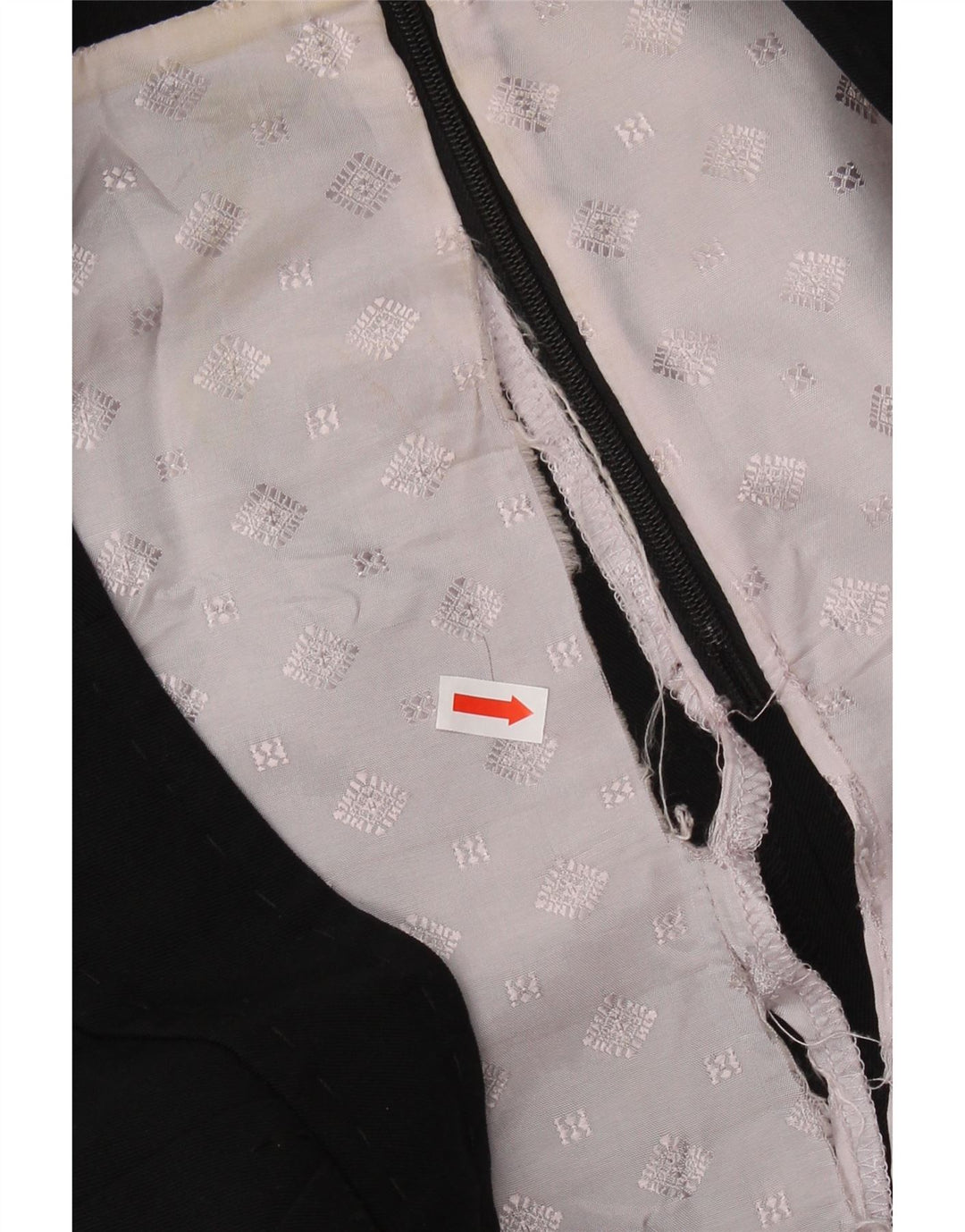 COAST Damska spódnica w kształcie litery A UK 16 duża W34 Czarny poliester