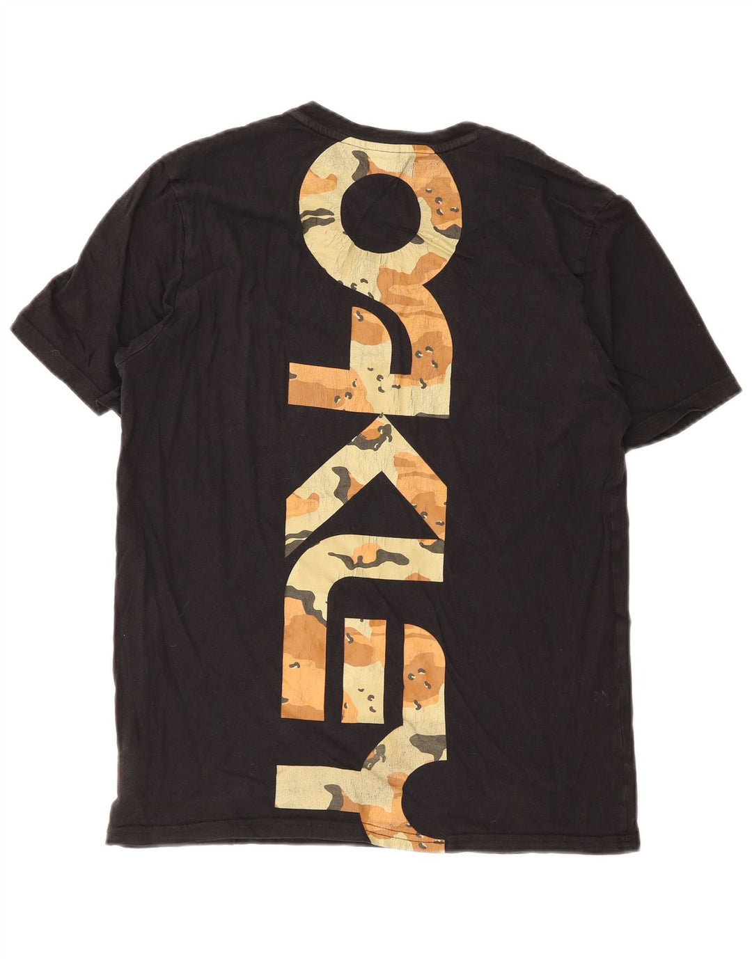 Męski T-shirt z grafiką Oakley, mały, czarny, bawełniany