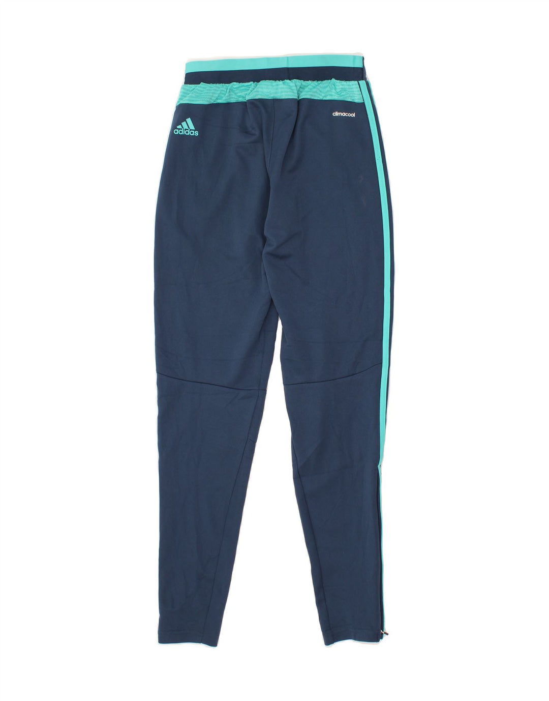 ADIDAS Mens Tracksuit Trousers XS  Navy Blue Colourblock Polyester Vintage Adidas and Second-Hand Adidas from Messina Hembry 