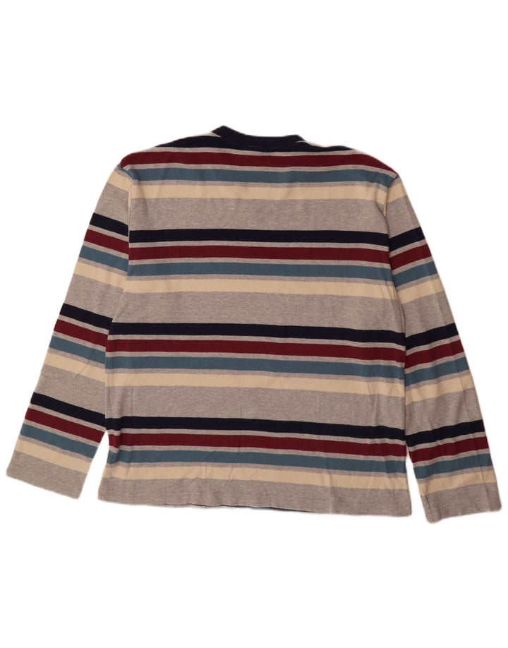 Męski top Fila z długim rękawem XL, wielobarwny, bawełniany w paski