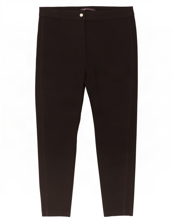 Spodnie damskie Marks & Spencer UK 16 Large W34 L25 Czarna wiskoza