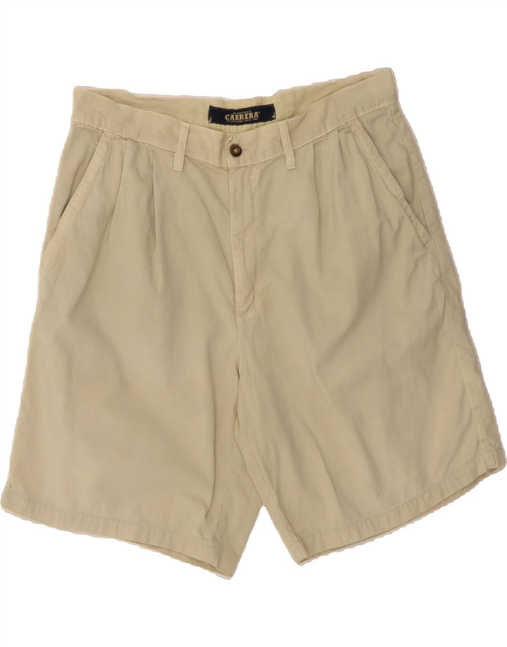 CARRERA Mens Pegged Chino Shorts W34 Large  Beige Cotton Vintage Carrera and Second-Hand Carrera from Messina Hembry 