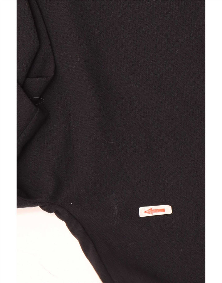 Cos Damska sukienka oversize z rękawem 3/4, EU 40, średnia czarna wiskoza