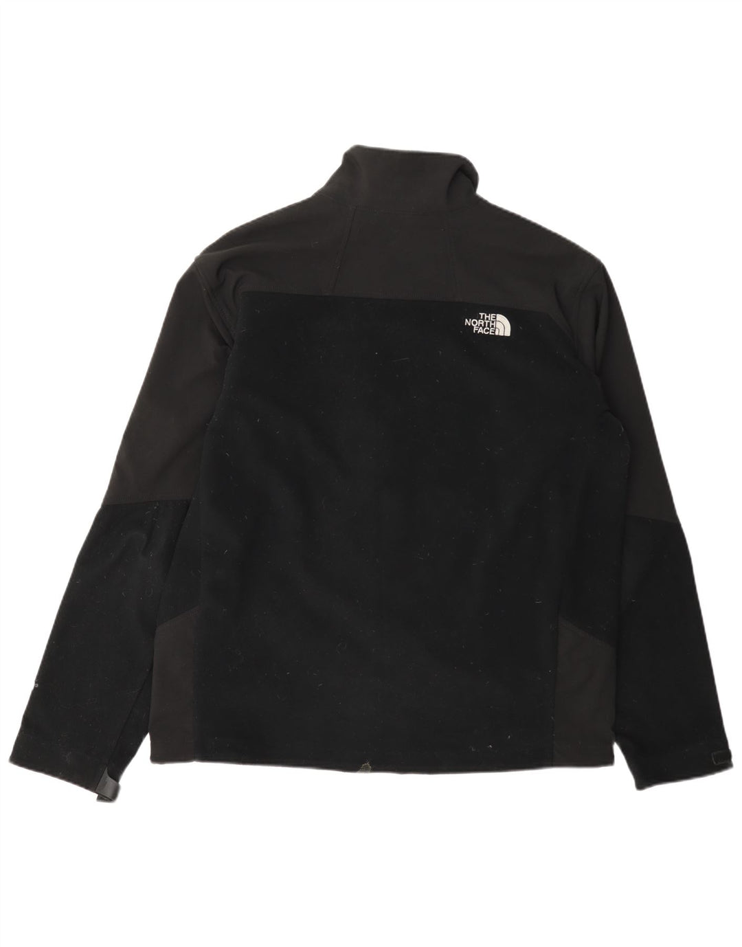 Męska kurtka przeciwdeszczowa The North Face UK 40, duża, czarna, poliestrowa z blokami kolorów
