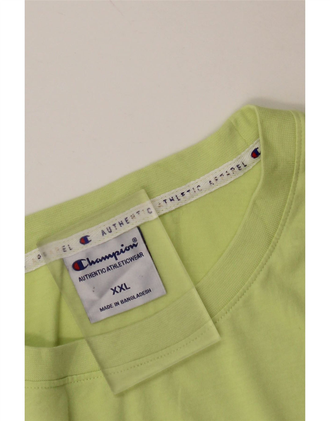 Męski T-shirt z grafiką CHAMPION Top 2XL Zielona bawełna