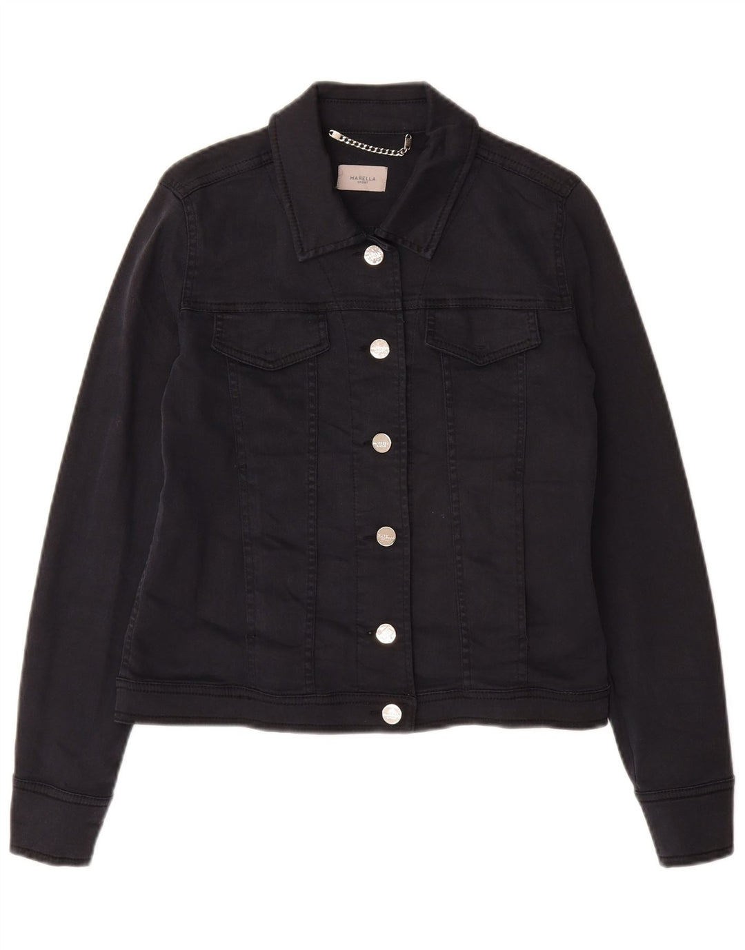 Damska kurtka dżinsowa MARELLA UK 10, mała, granatowa