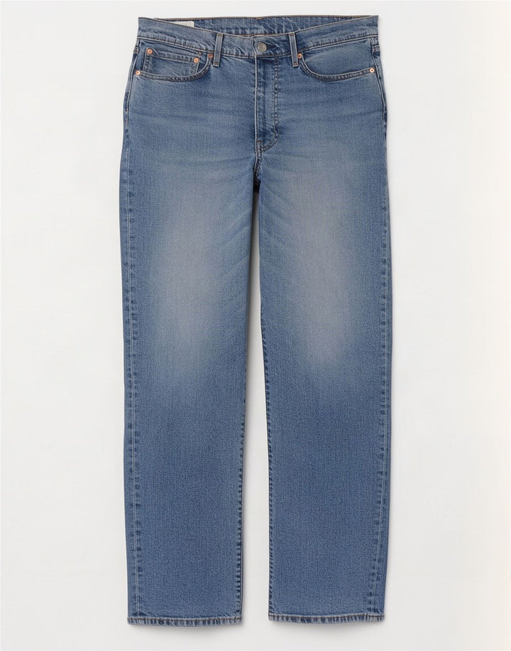 Męskie jeansy Levi's 514 Straight W34 L30 Niebieskie bawełniane