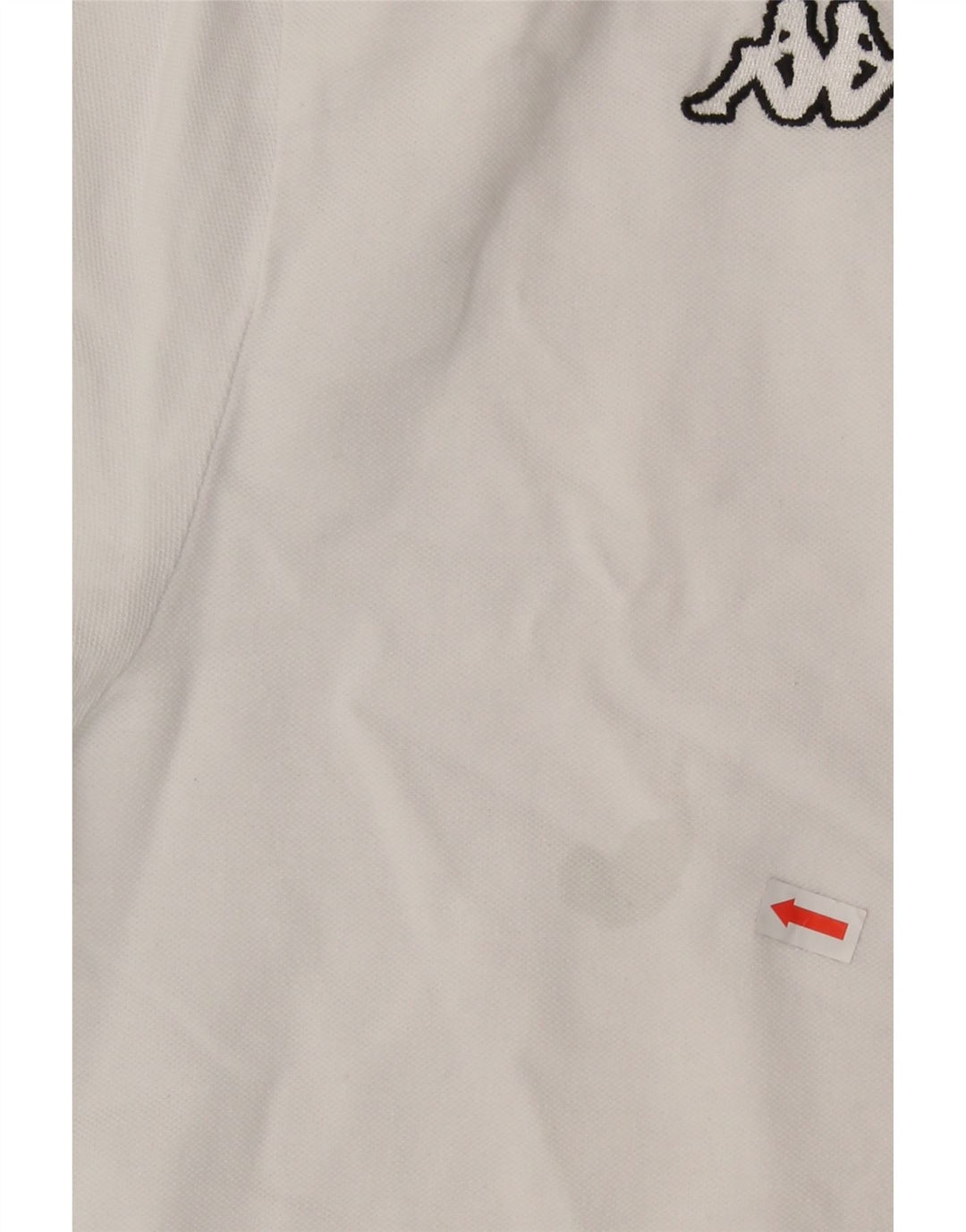 KAPPA Mens Polo Shirt Large White Cotton Vintage Kappa and Second-Hand Kappa from Messina Hembry 