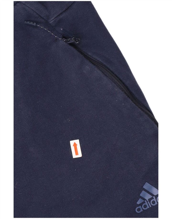 Męskie spodnie dresowe ADIDAS Joggery, duże, granatowe, bawełniane