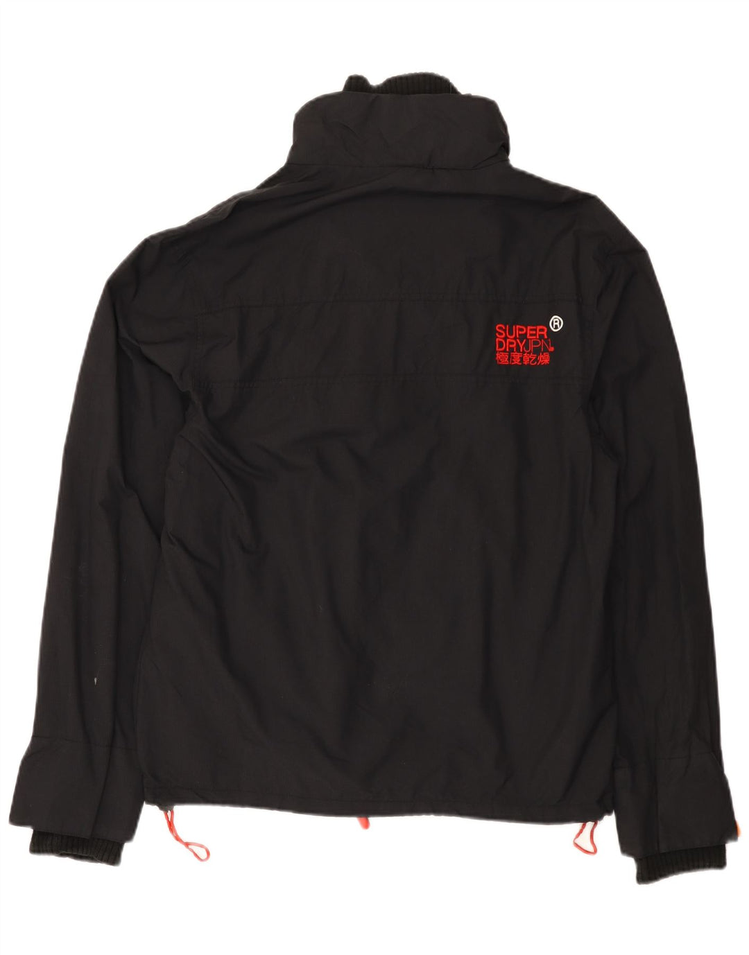 Damska wiatrówka Superdry Graphic UK 16, duża czarna