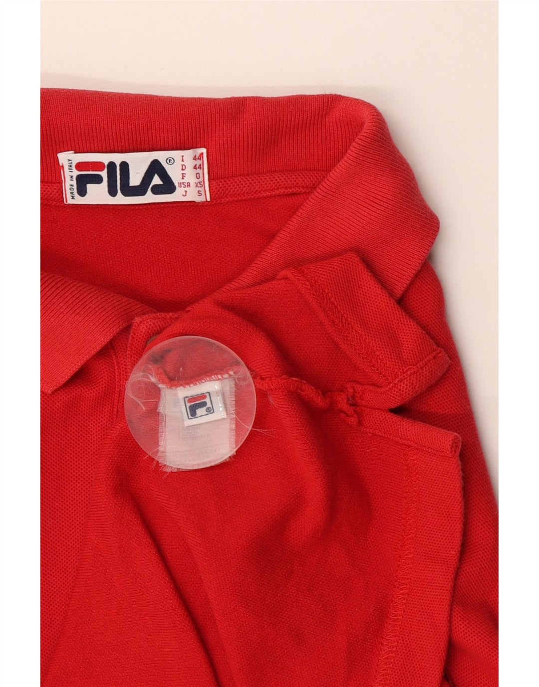 Męska koszulka polo Fila IT 44 XS, czerwona, bawełniana