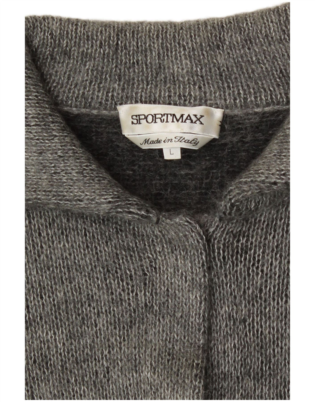 Sweter damski Sportmax UK 16, duży, szary