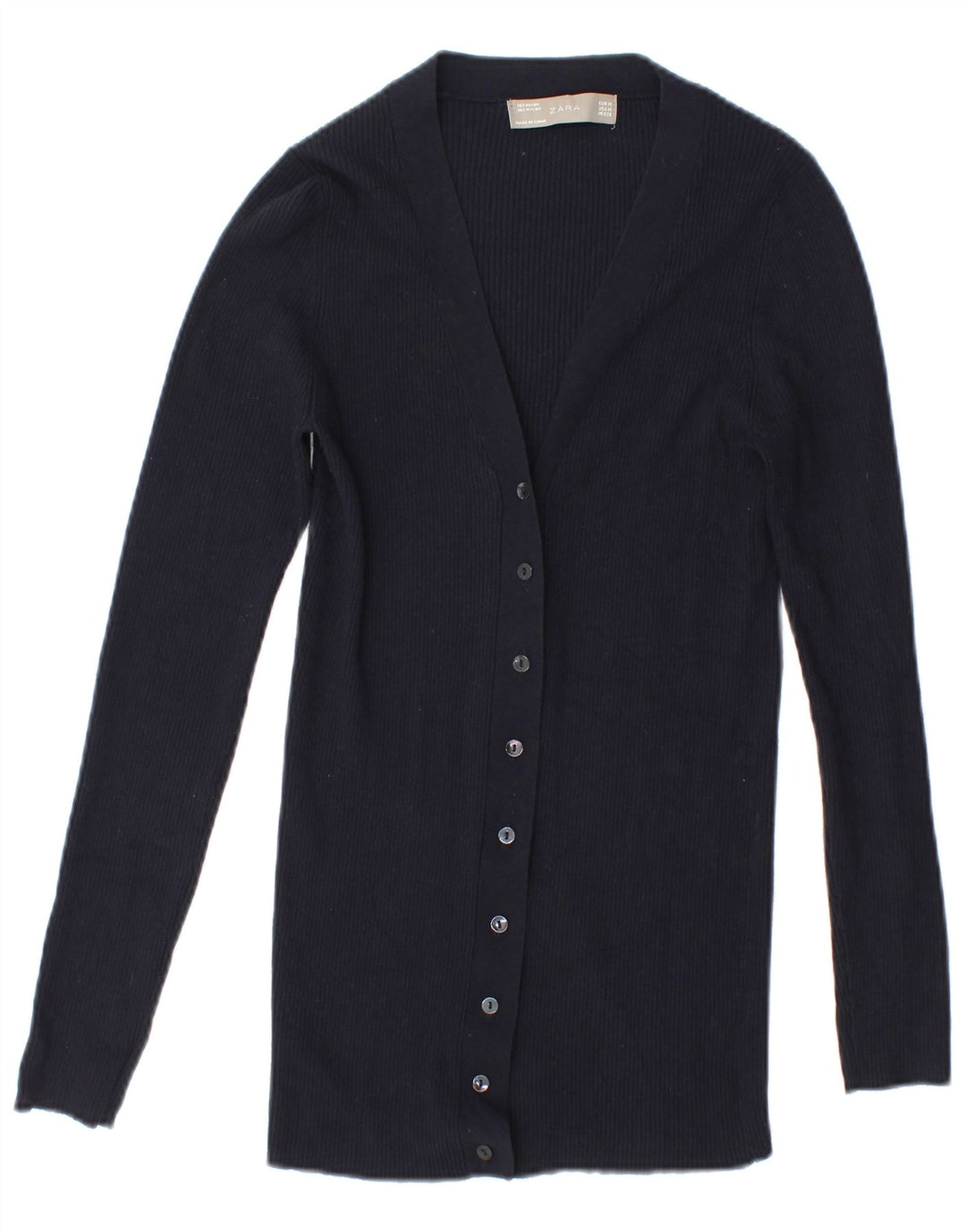 Sweter damski Zara UK 14, średni granatowy