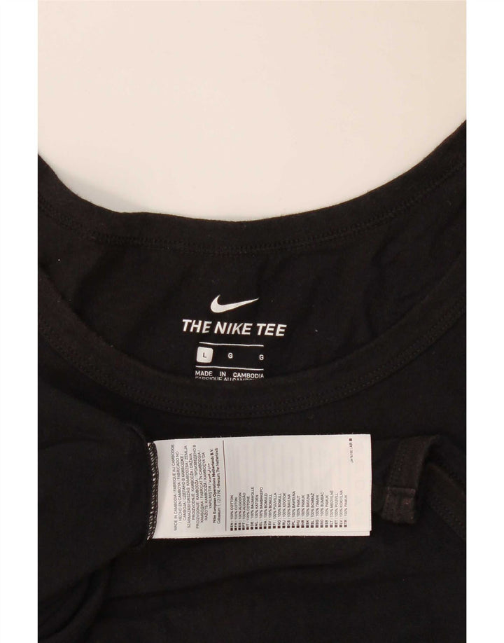 Męska kamizelka Nike, duża, czarna, bawełniana