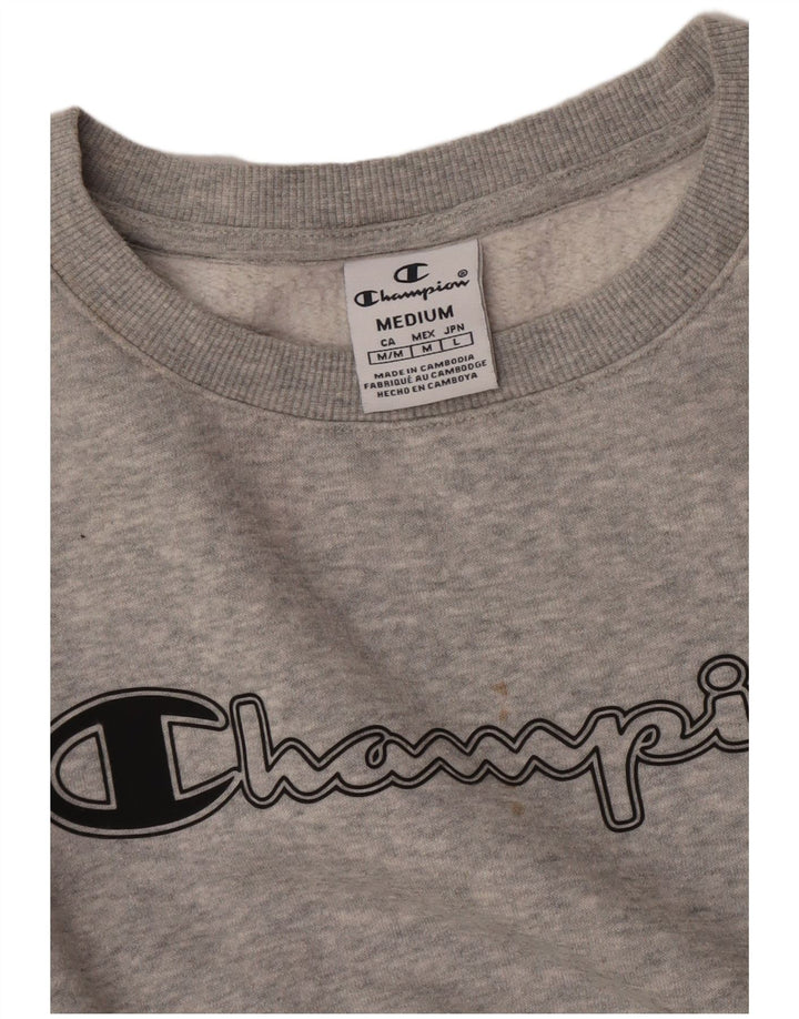 Damska bluza Champion Graphic Sweatshirt UK 14 Medium Grey Flecked