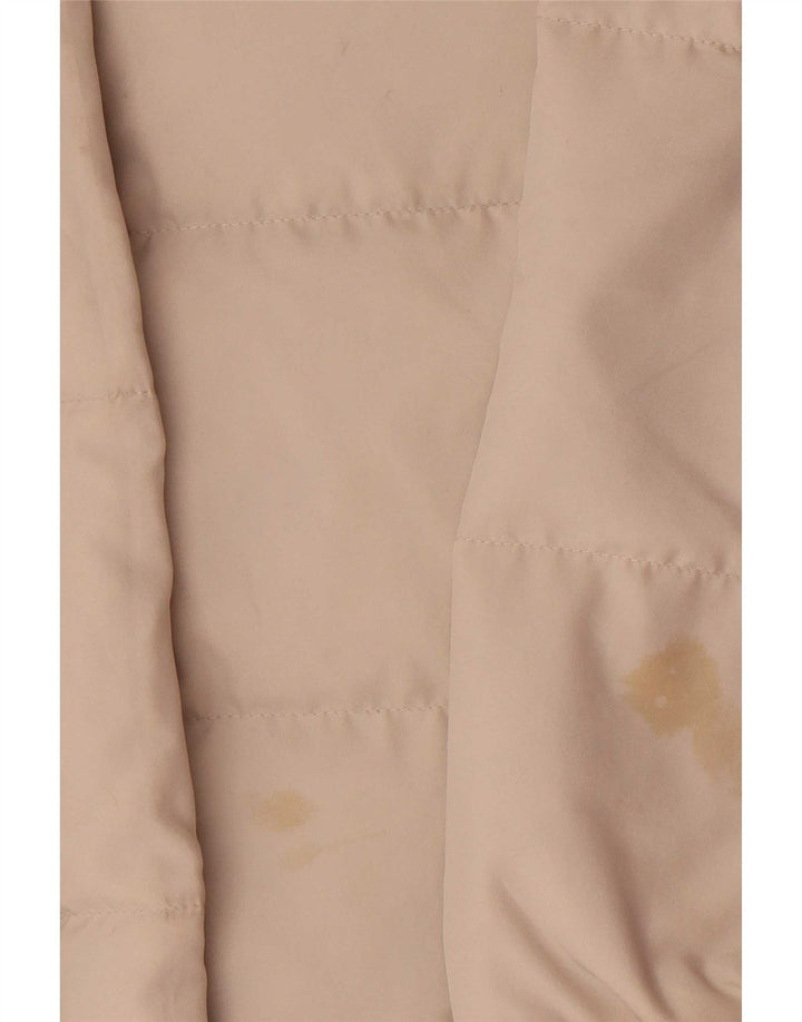 Damski płaszcz oversize Ellesse UK 14 z poliestru w kolorze średniego beżu