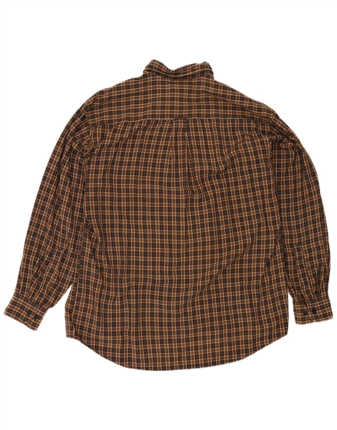 Męska koszula flanelowa Camel Active w dużą brązową kratę