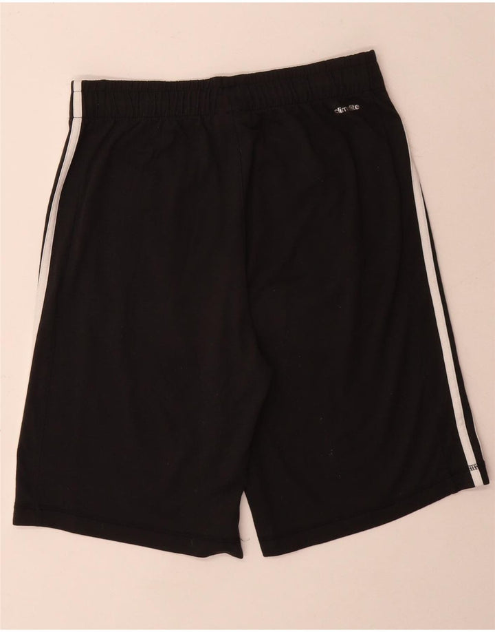 Męskie spodenki sportowe Adidas Climalite, małe, czarne, poliestrowe