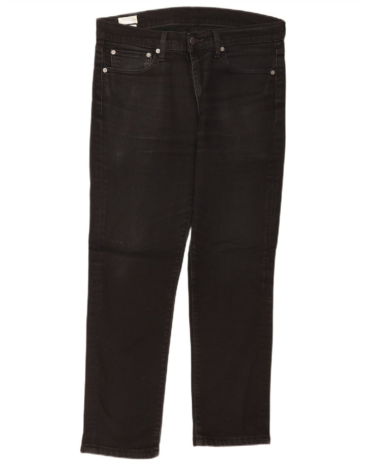 Męskie jeansy Levi's 511 Slim W33 L27 Czarna bawełna
