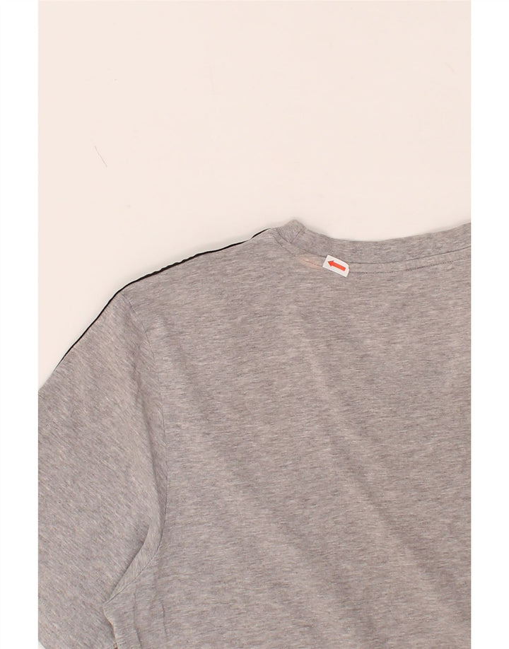 ADIDAS Mens T-Shirt Top Medium Grey Cotton Vintage Adidas and Second-Hand Adidas from Messina Hembry 